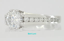TACORI 18K Gold Neotare 280065 Semi-Mount Engagement Ring 0.48 ct Retail $5,600