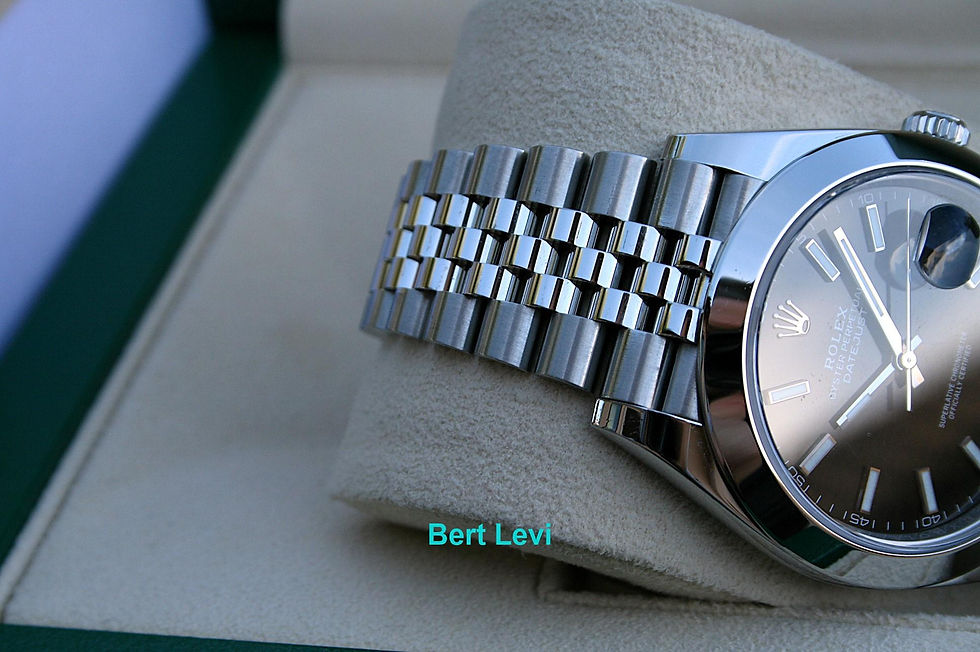 Thumbnail: ROLEX 126300 DATEJUST 41MM BLACK STICK DIAL JUBILEE