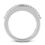 Thumbnail: Ladies 14KT White Gold Platinum Round Diamond Wedding Band WB864