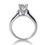 Thumbnail: Ladies 14KT White Gold Platinum Solitaires Engagement Ring ENR2580