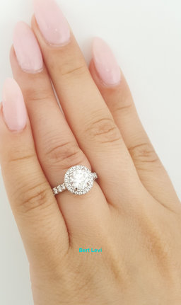 Cartier Destinee Round Diamond Engagement Ring 1.54 ct Platinum Retail $35K
