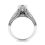 Thumbnail: Ladies 14KT White Gold Platinum Fancy Engagement Ring ENR6508