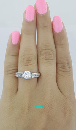 TACORI 18K Gold Neotare 280065 Semi-Mount Engagement Ring 0.48 ct Retail $5,600