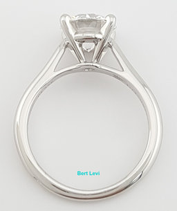 Cartier Solitaire 1895 Round Diamond Engagement Ring 1.71 ct Platinum Rtl $50K