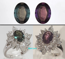 Brazil Alexandrite Marquise Diamond Platinum Ballerina Ring 3.53 ct Retail $50K
