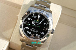 ROLEX 116900 AIRKING WATCH GREEN HAND 40MM