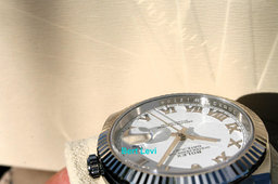 ROLEX 126334 DATEJUST 41MM WATCH WHITE ROMAN DIAL OYSTER
