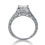 Thumbnail: Ladies 14KT White Gold Platinum Antique Engagement Ring ENR6831