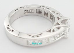 Tacori Diamond 67243 Semi-Mount Engagement Ring 1.2 ct 18k White Gold Rtl $7,090
