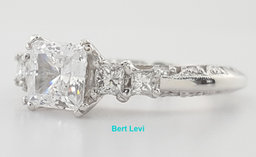 Tacori Diamond 67202A Semi-Mount Engagement Ring 0.35 ct Platinum Retail $4,840