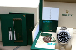 ROLEX 116610 SUBMARINER BLACK DATE WATCH 40MM CPO