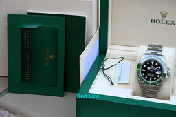 ROLEX 126610LV SUBMARINER WATCH GREEN BEZEL STARBUCKS NIB