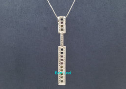 Le Vian LeVian Multicolored Rainbow Sapphires Diamond Necklace 1.83 ct 14K Gold