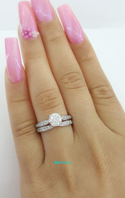 Tiffany & Co Harmony Diamond Platinum Engagement Ring & Band Set 1.38 ct $15,450