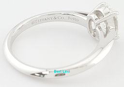 Tiffany & Co Oval Diamond Solitaire Platinum Engagement Ring 1 ct Rtl $14K