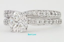 Tiffany & Co Harmony Diamond Platinum Engagement Ring & Band Set 1.38 ct $15,450