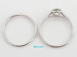 Tiffany & Co Harmony Diamond Platinum Engagement Ring & Band Set 1.38 ct $15,450