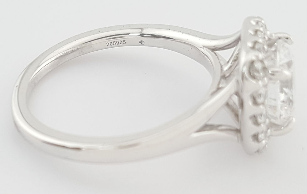 Thumbnail: Ritani The Celia Semi-Mount Diamond 0.2 ct 14k White Gold Engagement Ring $2369
