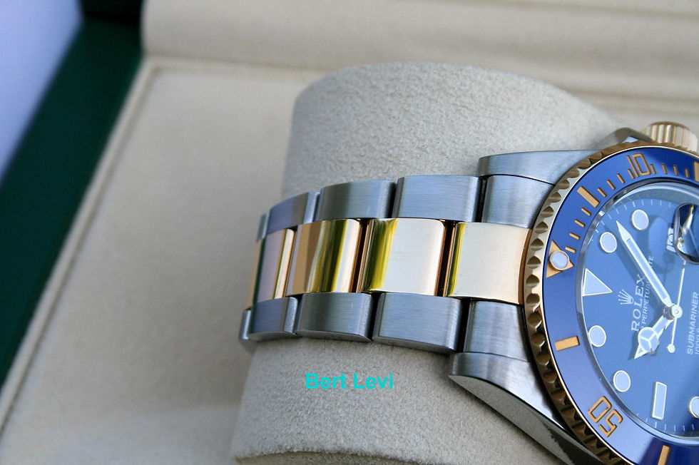 Thumbnail: ROLEX 126613 SUBMARINER WATCH 18K/SS 41MM BLUE