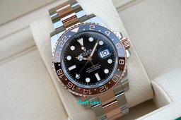 ROLEX 126711 GMT MASTER II ROSE GOLD & STEEL ROOTBEER