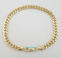 Cuban Link 18k Yellow Gold Bracelet 25 Grams 8.5" 6 mm