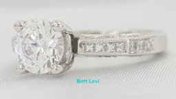 Tacori Platinum Semi-Mount Diamond Engagement Ring 0.3 ct Rtl $4,520