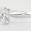 Thumbnail: Ritani 1RZ7264 Solitaire Semi-Mount 18k White Gold Engagement Ring Rtl $1923