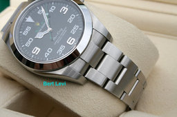 ROLEX 116900 AIRKING GREEN HAND 40MM WATCH