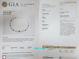 Natural Colombian Emerald & Diamond Necklace 24.9 ct 18k Gold 104.8 Gr Rtl $88K