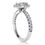 Thumbnail: Ladies Oval Diamond Halo Engagement Set ENS2377-6.5x4.5mm-OV-A