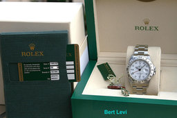 ROLEX 16570 EXPLORER II WATCH WHITE DIAL POLAR 40MM