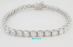 Tiffany & Co Victoria Diamond Bracelet 8.45 ct Platinum Retail $82.5K Box Papers