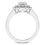 Thumbnail: Ladies 14KT White Gold Platinum Pear Diamond Engagement Rings ENR9735-10x7-PE