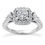 Thumbnail: Ladies 14KT White Gold Platinum Engagement Sets ENS2352-5.5x5.5-A