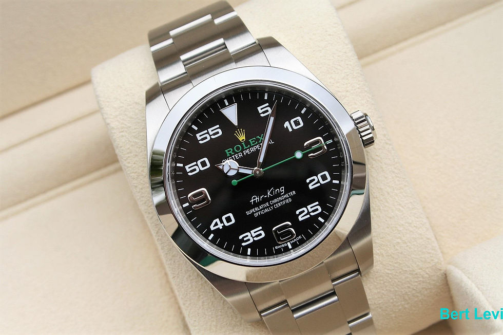 Thumbnail: ROLEX 116900 AIRKING GREEN HAND 40MM WATCH
