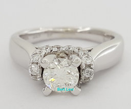 Diamond Engagement Ring w/ EGL-USA GemID 1 ct 14k White Gold Retail $5,250