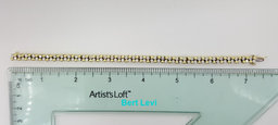 Diamond Straight Line Tennis 2 Row Bracelet 4 ct  14k Gold 25 Grams Rtl $12K