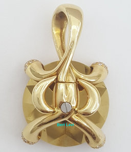 Chopard Golden Diamond Collection Pendant 18k Yellow Gold & Titanium
