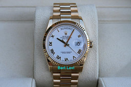 ROLEX 118238 DAY DATE WATCH 36MM PRESIDENT 18K YELLOW GOLD