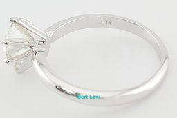 Pear Diamond Solitaire Engagement Ring 14k White Gold 1.49 ct Rtl $6,500