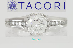 TACORI 18K Gold Neotare 280065 Semi-Mount Engagement Ring 0.48 ct Retail $5,600