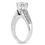 Thumbnail: Ladies 14KT White Gold Platinum Antique Engagement Ring ENR3220