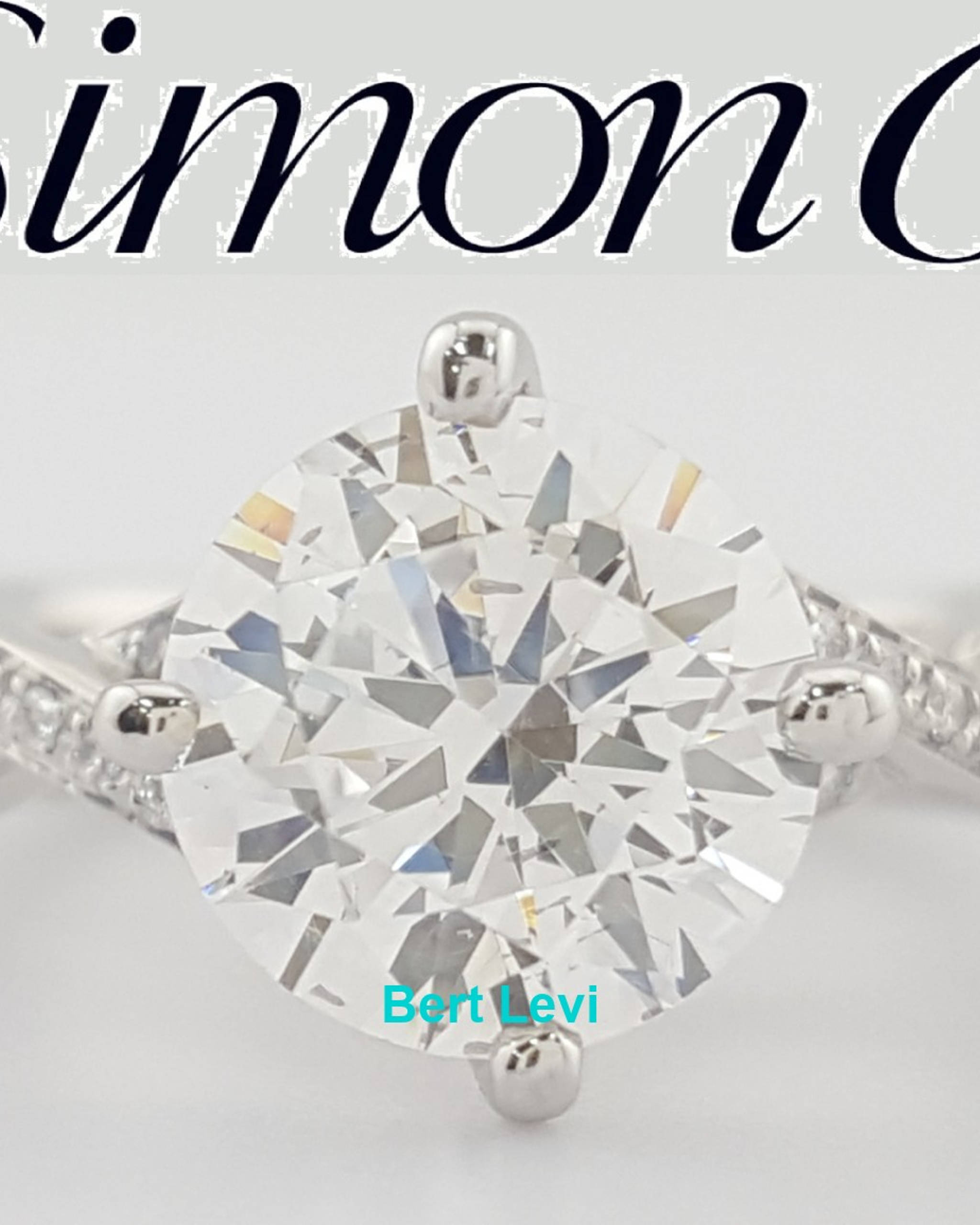 Simon G MR1394 Semi-Mount Diamond 0.14 ct Platinum Engagement Ring $2,710