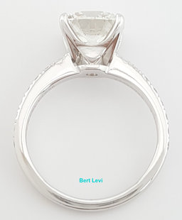 Tiffany & Co Novo Cushion Cut Diamond Engagement Ring 2.34 ct Retail $48.6K
