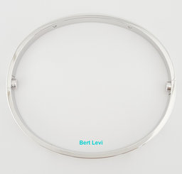 Cartier LOVE 18K White Gold 4 Diamonds 0.42 ct Bracelet SIZE 20 Rtl $14,000