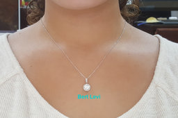 Tacori Round Diamond Halo Pendant Necklace 18K White Gold 1.14 ct Retail $6.5K