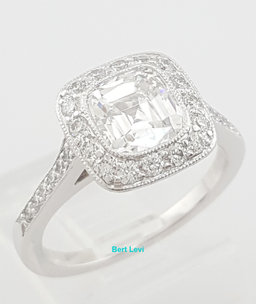 Tiffany & Co Legacy Cut Diamond Platinum Engagement Ring 1.84 ct Retail $44k
