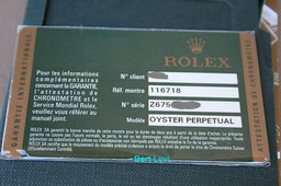 ROLEX 116718 GMT MASTER II 18K YELLOW GOLD GREEN DIAL