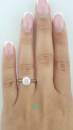 Cartier Solitaire 1895 Round Diamond Engagement Ring 1.15 ct Platinum Rtl $18k