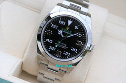 ROLEX 116900 AIRKING GREEN HAND 40MM WATCH